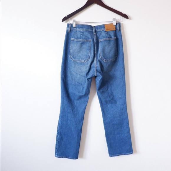 DENIM FORUM THE JUST PEACHY STRAIGHT 70s INSPIRED JEANS - Picture 6 of 7